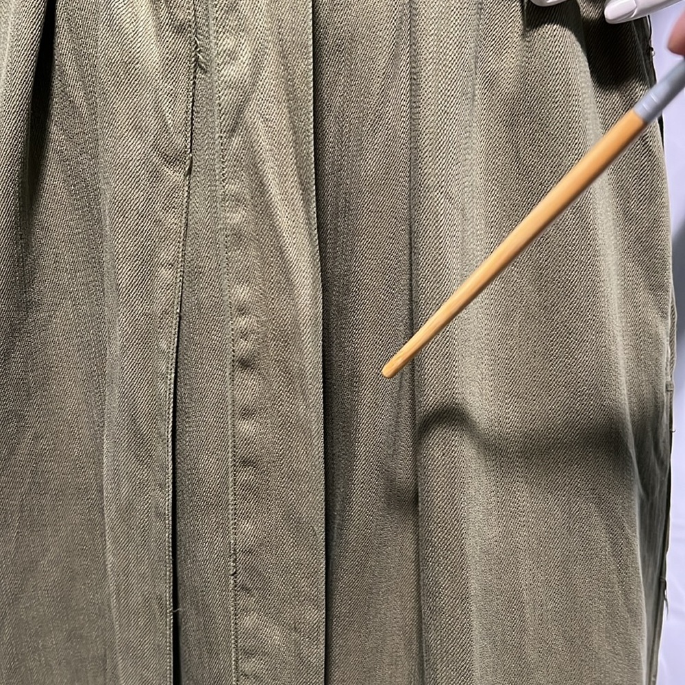 NWT Thread & Supply Long Sleeve Bobbi Dress Olive Green Large - Picture 15 of 17